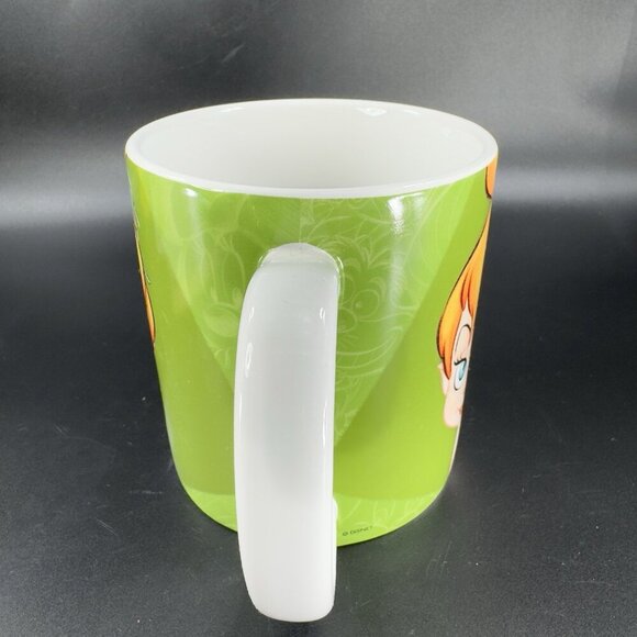 Disney Store Tinkerbell Large Coffee Mug Cup Ceramic Made In Thailand VTG - Picture 5 of 11